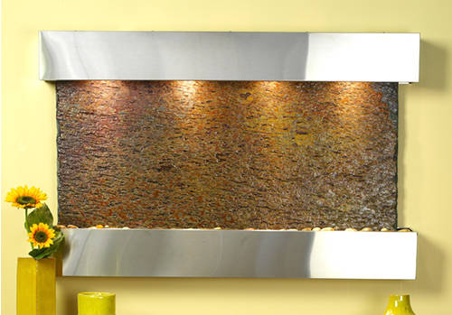 Sunrise Springs - Rajah Natural Slate Wall Fountain