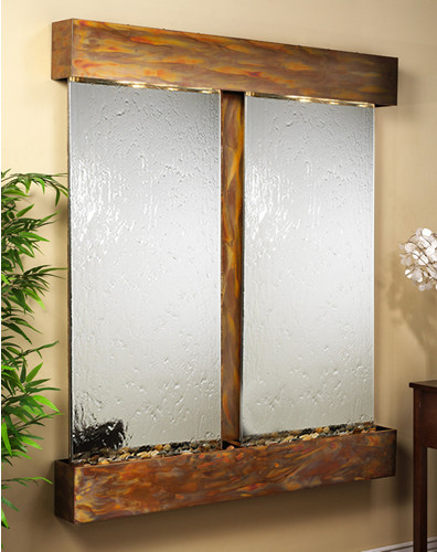 Picture of Adagio CFS1040 Cottonwood Falls - Silver Mirror Wall Fountain