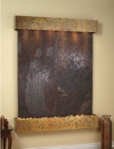 Majestic River - Rajah Natural Slate Wall Fountain