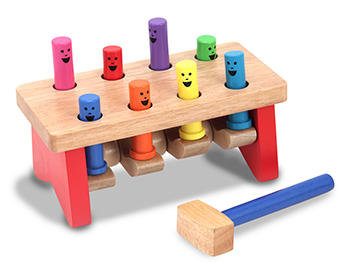 Picture of Melissa & Doug LCI4490 Deluxe Pounding Bench