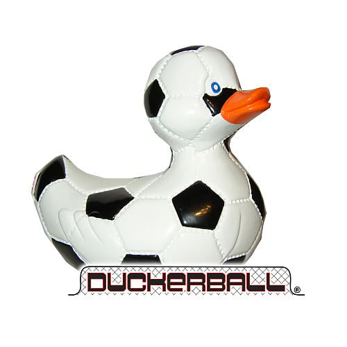 Picture of Rubba Ducks RD00013 Duckerball with Patches - Black and White