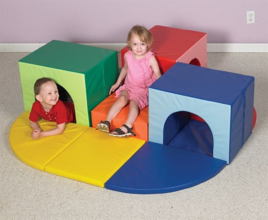 Picture of Childrens Factory CF322-376 Triple Crawl Thru Climber
