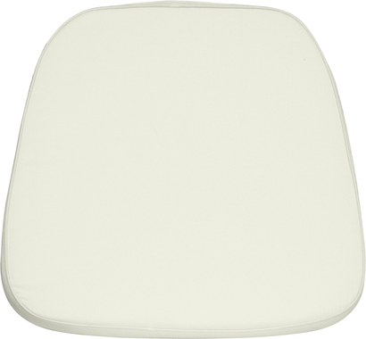 White Chiavari Chair Cushion for Wood-Resin Chiavari Chairs