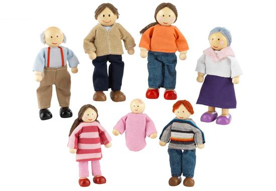 Picture of Kid Kraft 65202 Doll Family of 7 - Caucasian