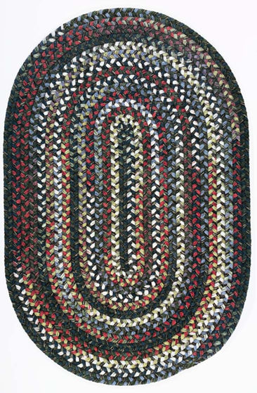 Picture of Chestnut Knoll CK47A018X018 Chestnut Knoll - Black Satin 18 in. x 12 in. Utility Basket Rug