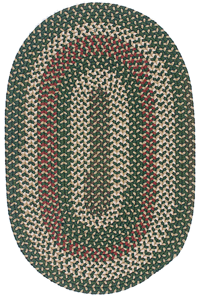 Picture of Brook Farm BF62R072X072 Brook Farm - Winter Green 6 ft. round Rug