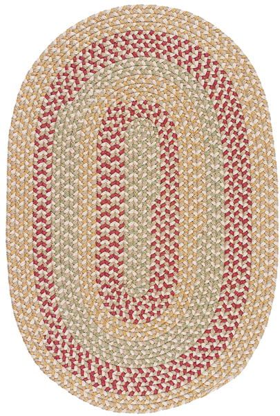 Picture of Brook Farm BF82R048X048 Brook Farm - Tea Stained 4 ft. round Rug