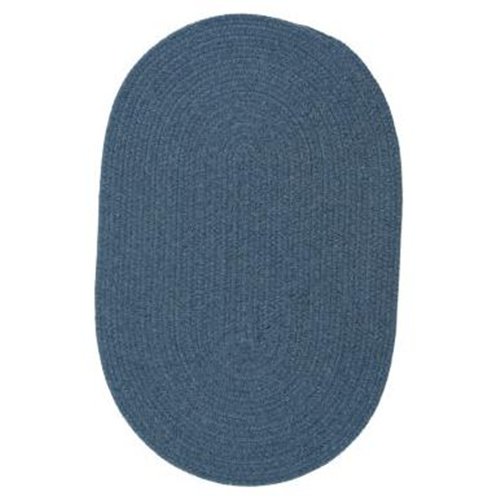 Picture of Wool Solids WL01R036X036 Wool Solids - Federal Blue 3 ft. round Rug