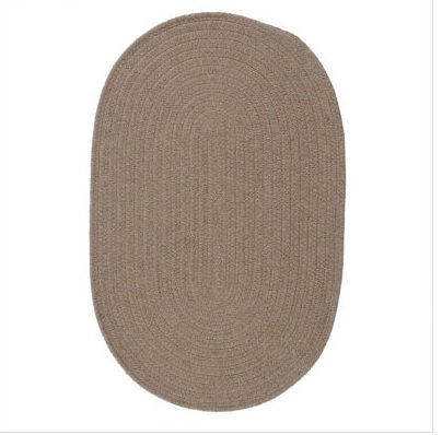 Picture of Wool Solids WL45R060X060 Wool Solids - Mocha 5 ft. round Rug