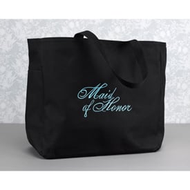 Picture of Hortense B. Hewitt 11038 Black Tote Bag - Maid of Honor
