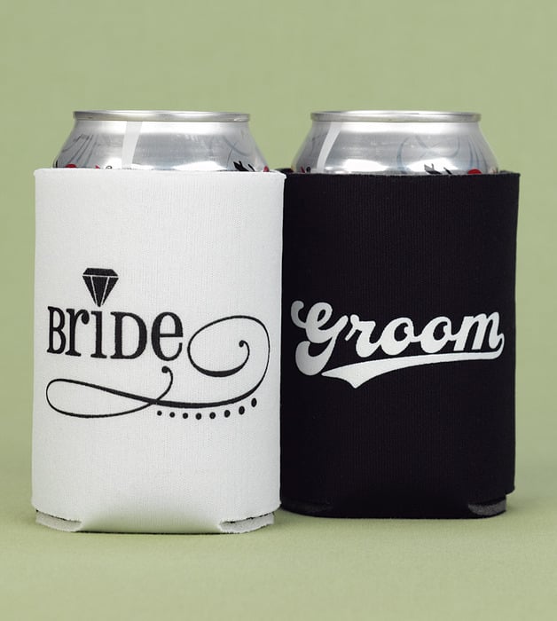 Picture of Hortense B. Hewitt 11045 Bride and Groom Can Cooler Set