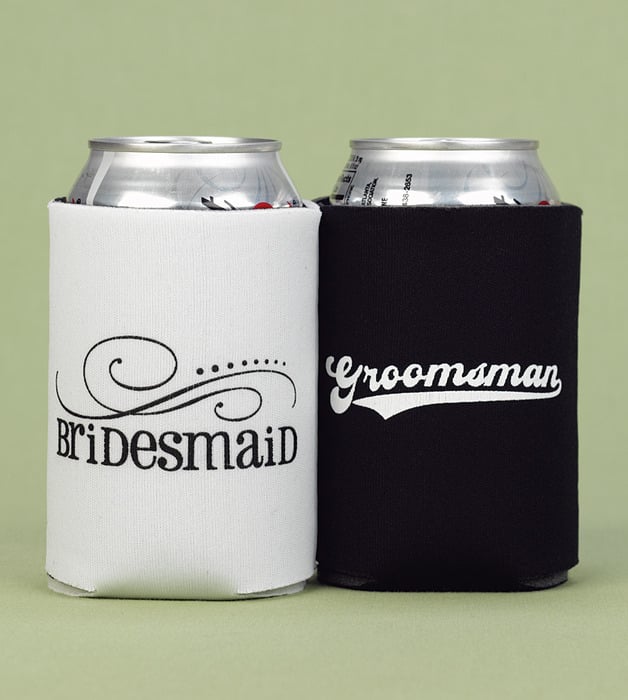 Picture of Hortense B. Hewitt 11046 Bridesmaid and Groomsman Can Cooler Set