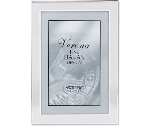 Brushed Silver 4x6 Metal Picture Frame
