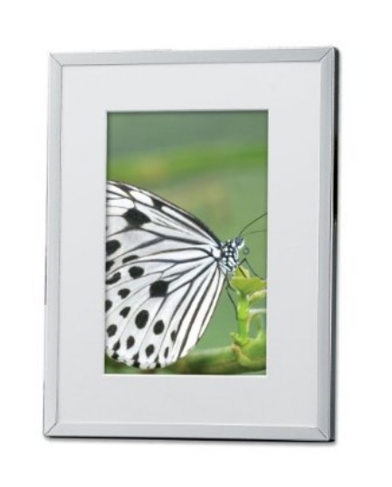 Silver Plated Matted 4x6 Picture Frame