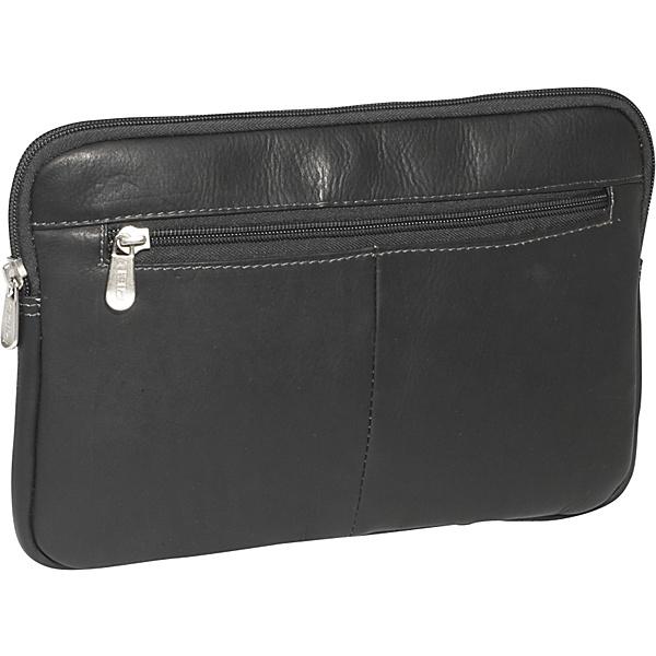 Picture of Piel Leather 2931-BLK Mini Zip Laptop Sleeve - Black