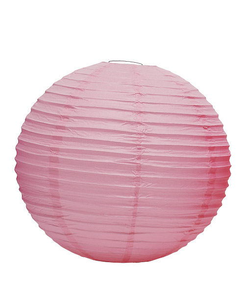 Picture of Wedding Star 9108-05 Round Paper Lanterns- Small- Pastel Pink