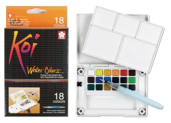 Picture of Alvin XNCW-18N Koi Watercolor Pocket Set-18