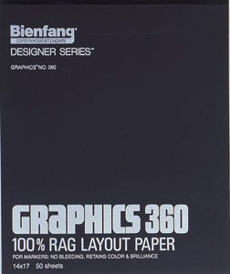 Picture of Alvin 360-1 Graphics Marker Paper 9x12