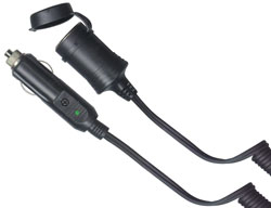 RPPS-2231 Cigarette Lighter Cord 10 coiled Platinum