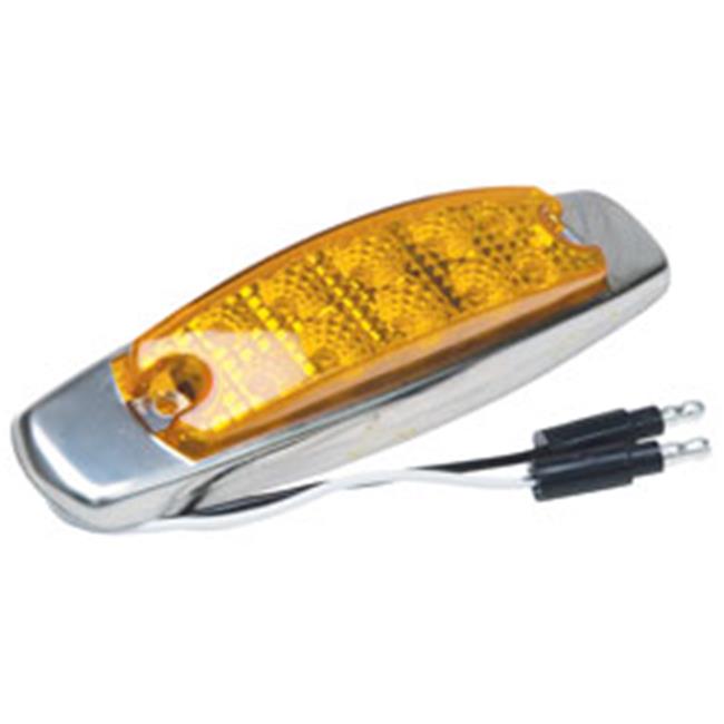 Roadpro RP1370AD Led Diamond Lens 3.15 Amb Lt with Stainless Steel Base