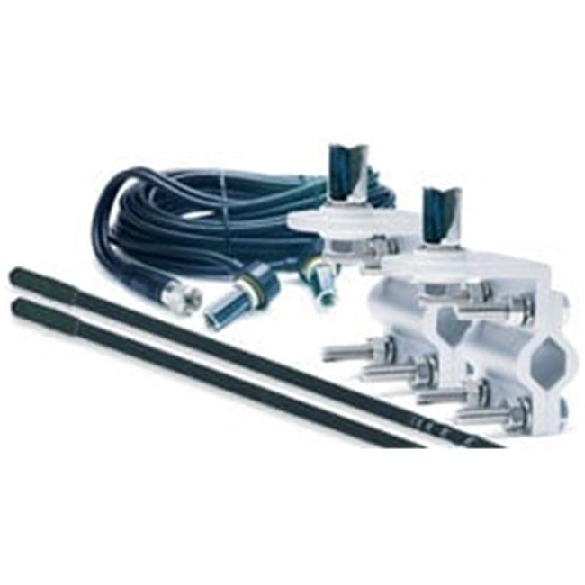 Roadpro RPPS-23KB 3 Dual Antenna Kit Black 16ga.