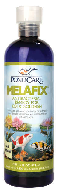 Picture of Wetsel 508331 Mela Fix Antivacterial Remedy for Koi and GoldFish - 16 oz.