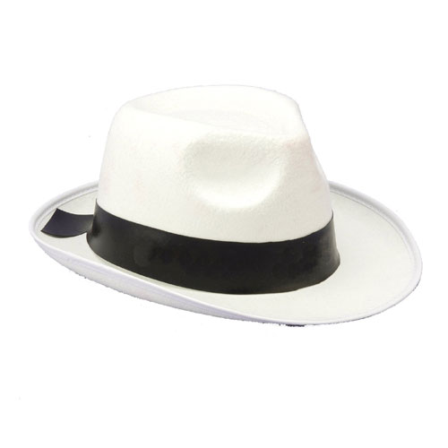 Picture of Forum Novelties Inc 20798 White Gangster Hat White