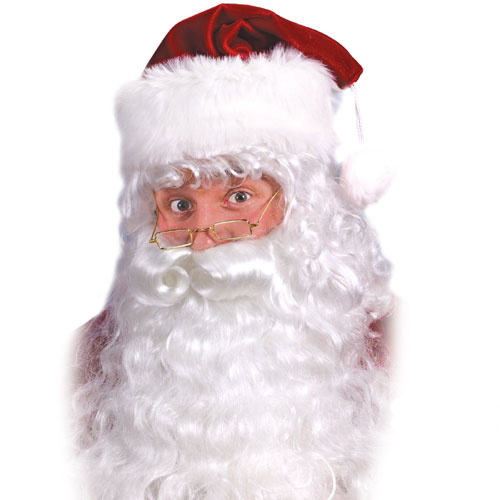 19026 Santa Beard And Wig Set