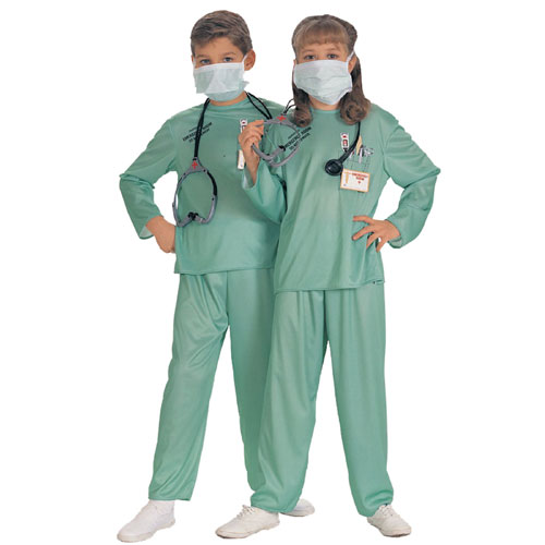 Picture of Rubies 5756 Doctor ER Child Costume- Boys 4-6