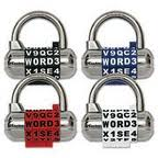 Picture of Master Lock Password Plus Combination Lock Asst 1534D Pack Of 4