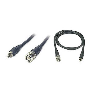Picture of Ziotek 128 3300 3&apos; BNC to RCA Cable Male to Male