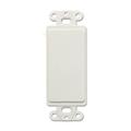 Decora Faceplate Blank Insert White Decora Faceplate Blank Insert White