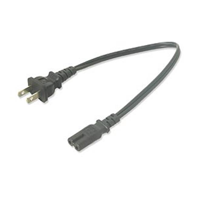 Notebook Power Cord C7 Figure-Eight Plug 1ft.