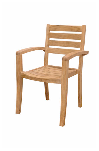 Picture of Anderson Teak CHS-033 Catalina Stackable Armchair