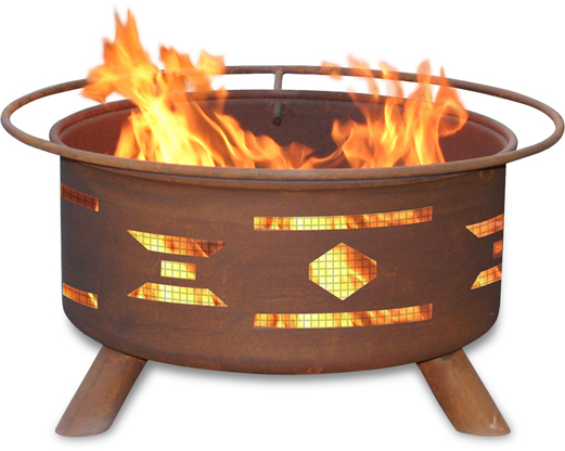 Patina Mosaic Santa Fe Fire Pit