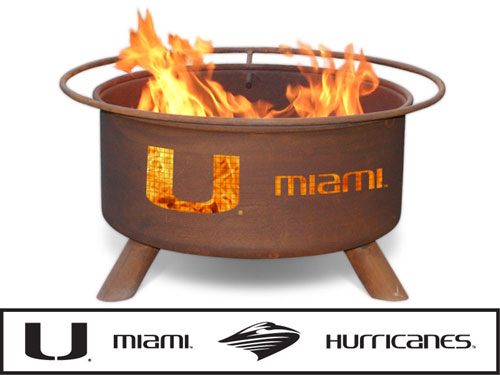 Picture of Patina Products F225 University of Miami Fire Pit