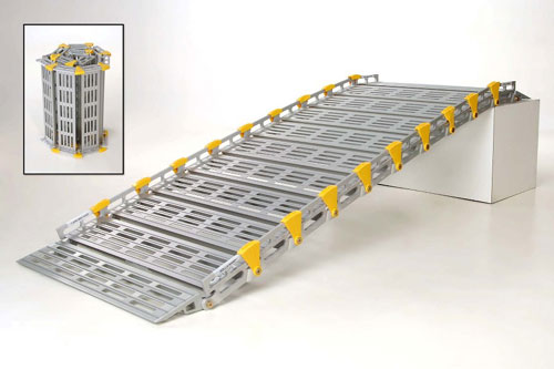 Picture of Roll-A-Ramp A13606A19 Wide Ramp  7 Ft Long x 36 Inch