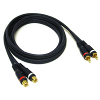 Picture of Cables To Go 13042 25ft VELOCITY RCA TYPE AUDIO EXTENSION INTERCONNECT