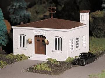 Picture of Bachmann Williams BAC45609 O Police Station with Car Kit