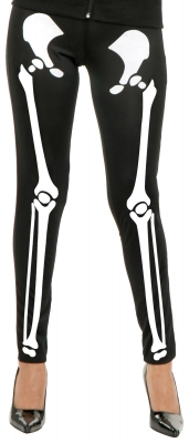 Picture of Charades Costumes 180459 Skeleton Leggings Adult