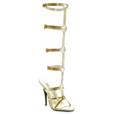 Picture of Ellie Shoes 149509 Sexy Gold Adult Shoes