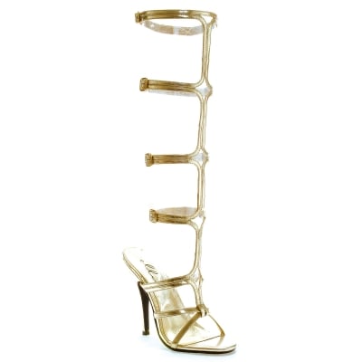 Picture of Ellie Shoes 149507 Sexy Gold Adult Shoes