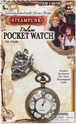 Picture of Forum Novelties 199224 Steampunk Deluxe Pocket Watch