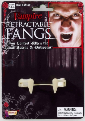 Picture of Forum Novelties 199252 Retractable Vampire Fangs Adult