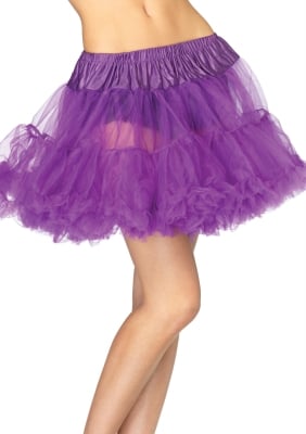 Picture of Leg Avenue 198981 Purple Layered Tulle Petticoat- Adult
