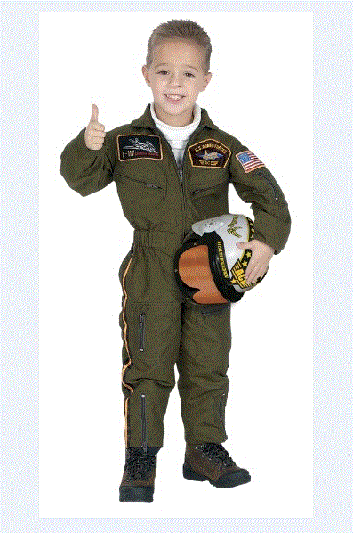 Picture of Aeromax 129858 Jr. Air Force Pilot Toddler-Child Costume