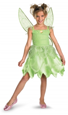 Picture of Disguise 187359 Tink and the Fairy Rescue- Tinkerbell Classic Child Costume Size: Small (4-6X)