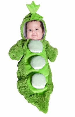 Picture of Underwraps 197550 Pea in a Pod Bunting Infant Costume Size: 0-6 Months