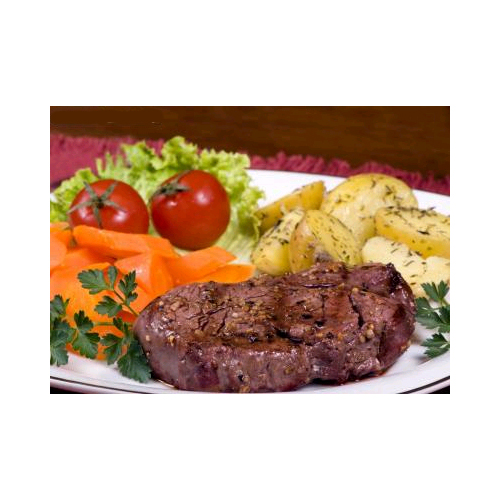 Picture of Blackwing Meats US9350-8-10 Organic Piedmontese Beef Sirloin Steaks