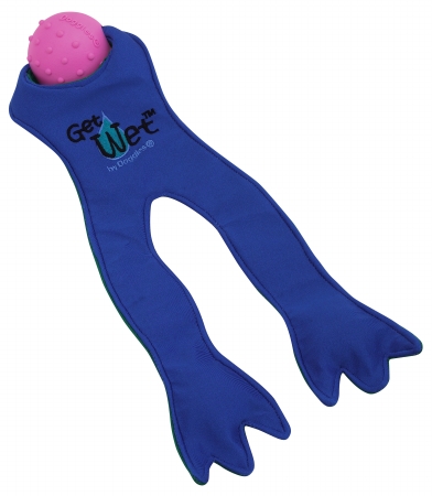 Picture of Doggles TYGWFL04 Get Wet Frog Legs Dog Toy - Blue
